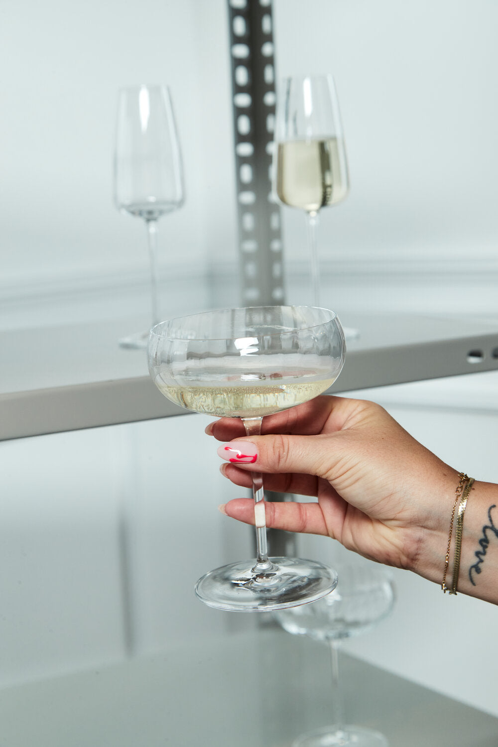 Optica champagneskål 4 stk. - 30 cl.